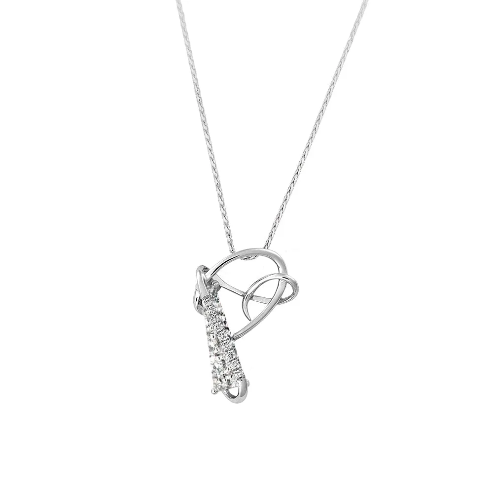 Initial Pendant Letter P
