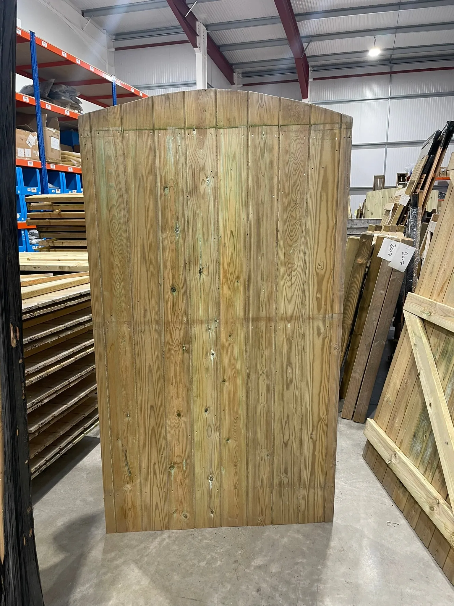 Instow Curved Tongue & Groove Side gate (1.8m High) CLEARANCE