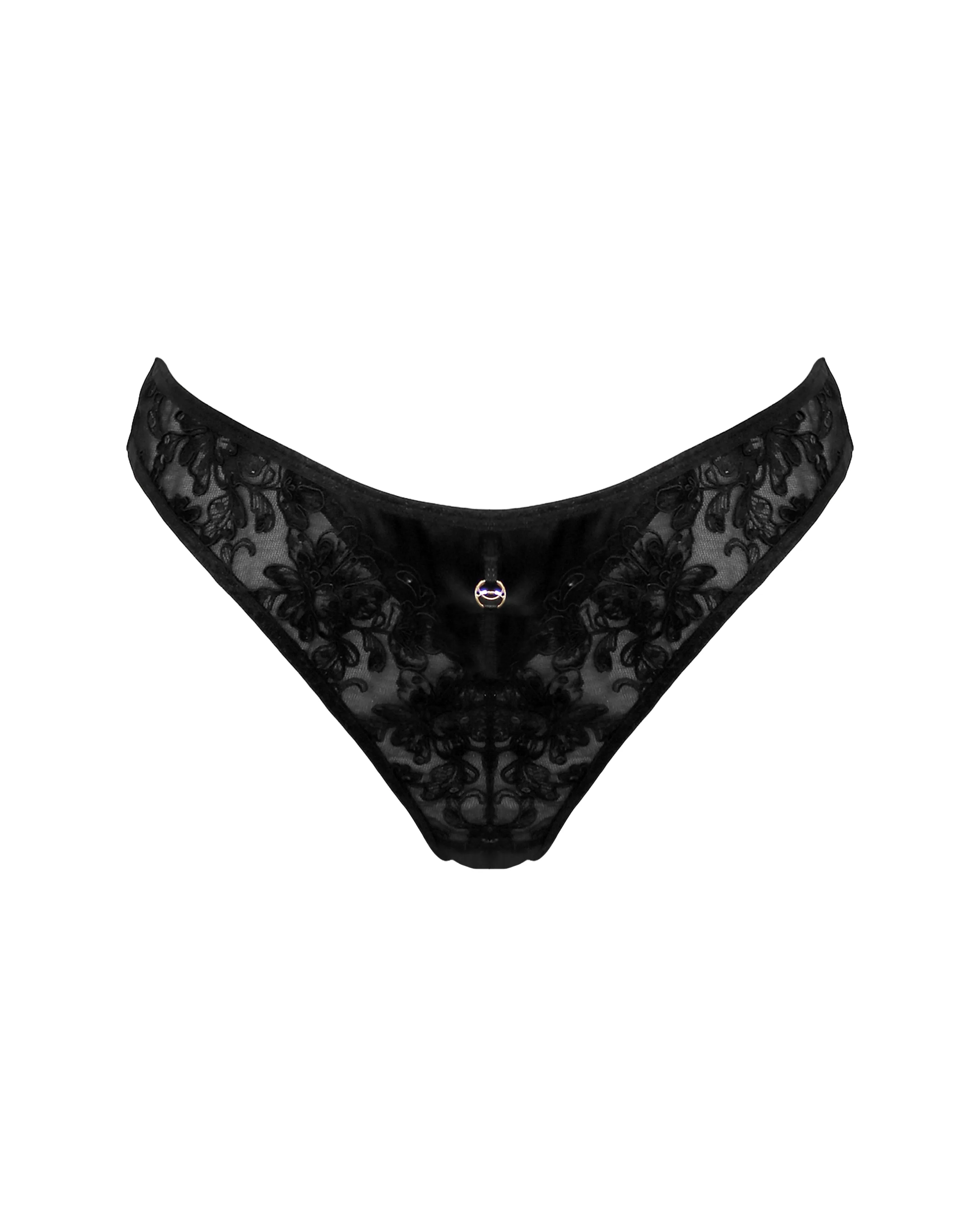 Intense Sequin Brazilian Brief In Black Sequin - Pour Moi