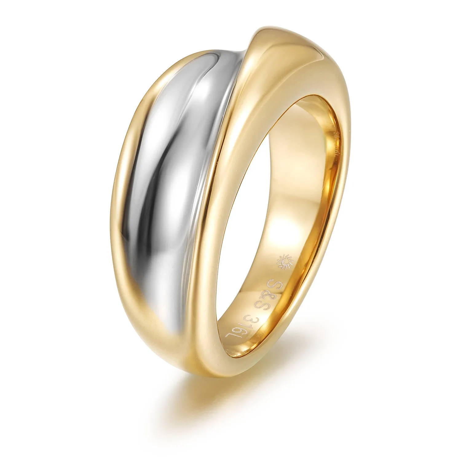 Intermediate color creative glossy ring-NSR196STMC