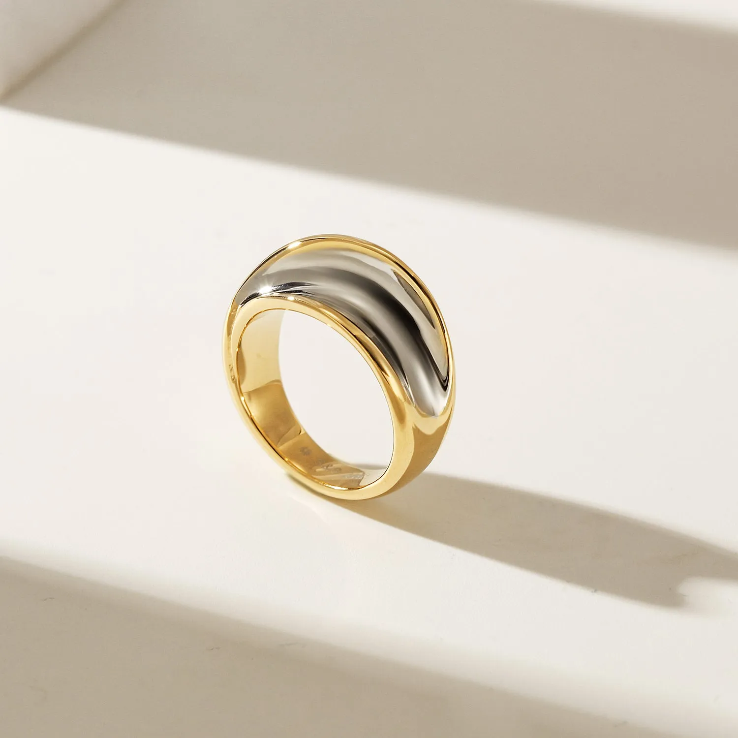 Intermediate color creative glossy ring-NSR196STMC