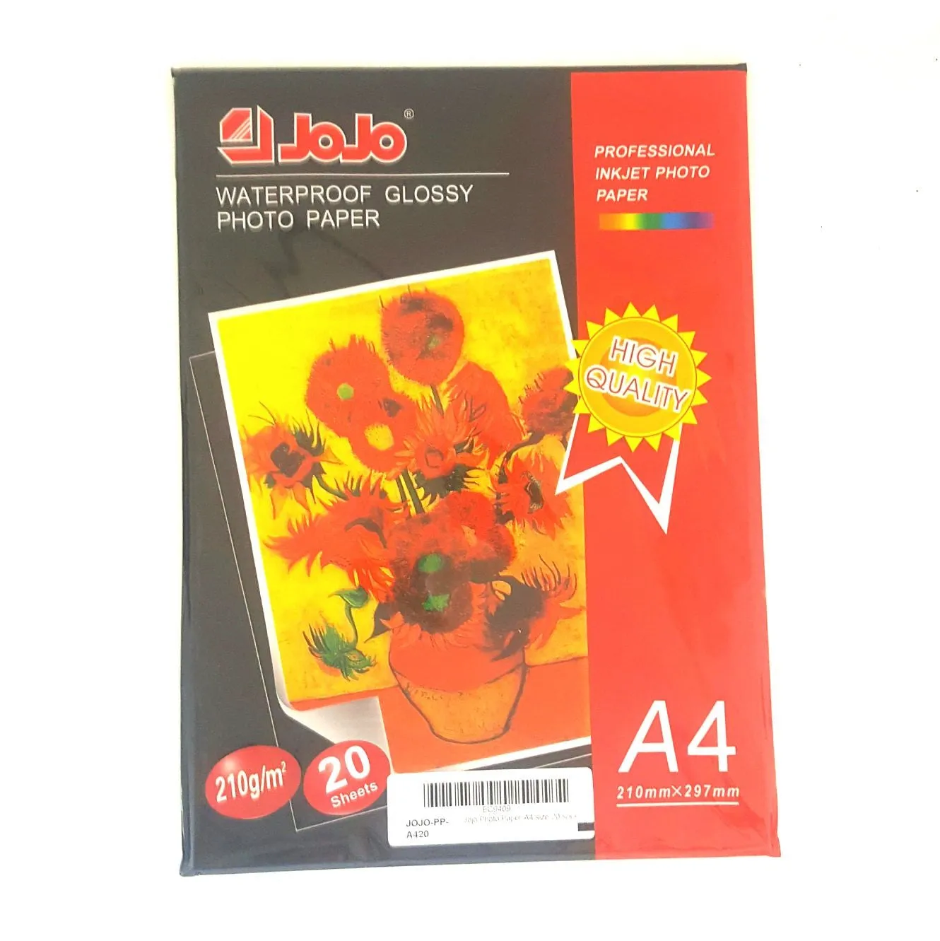 Jojo Waterproof Glossy Photo Paper A4 Size 20Sheets