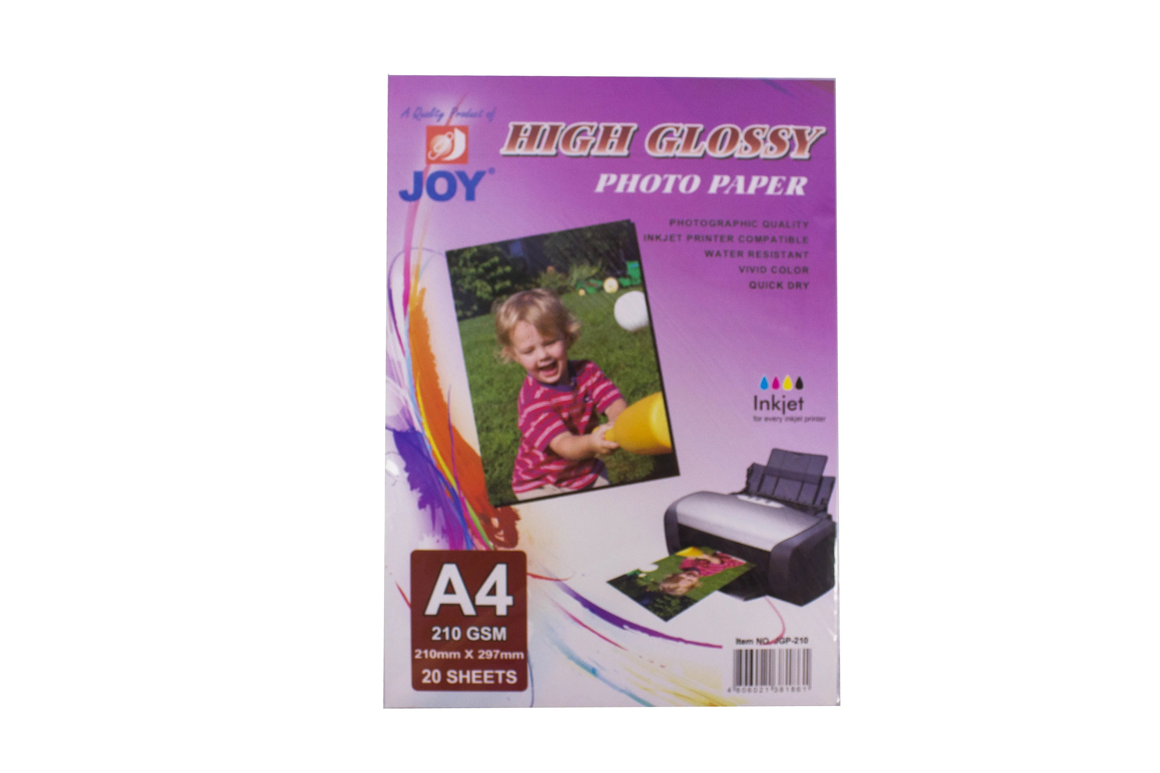 Joy Photo Paper A4 Glossy 210gsm | 10Pack
