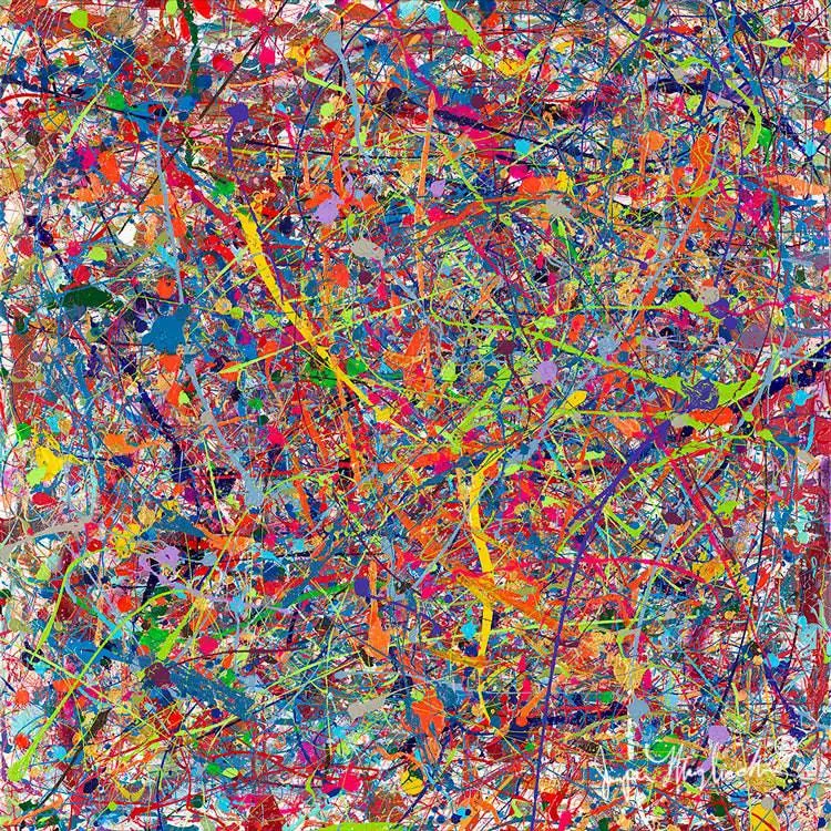 Jumper's Infinite Candy Quasar  (Embellished-Hand Signed by the Artist)