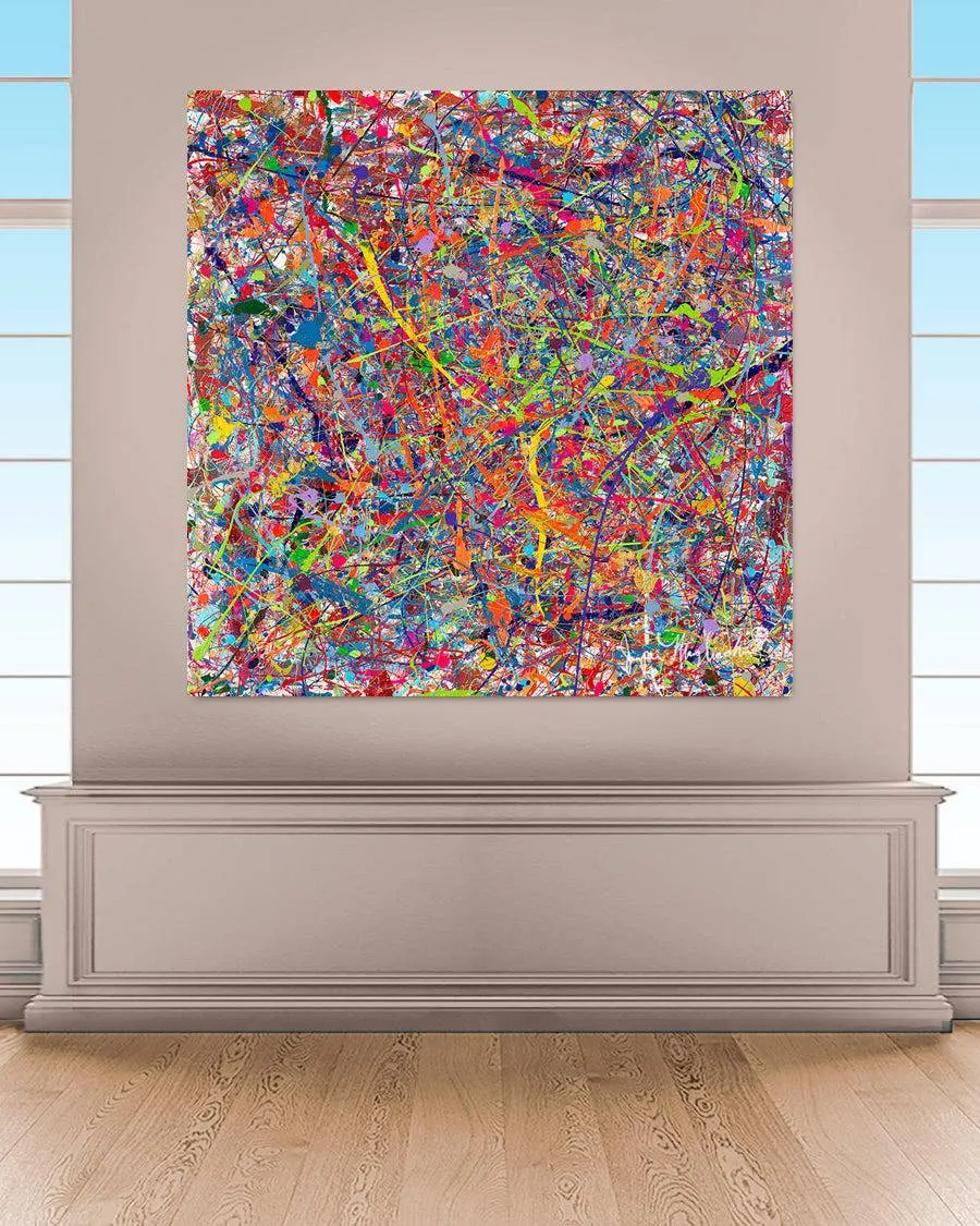 Jumper's Infinite Candy Quasar  (Embellished-Hand Signed by the Artist)
