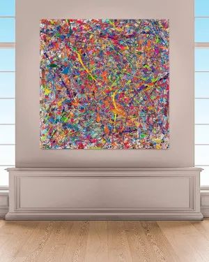 Jumper's Infinite Candy Quasar  (Embellished-Hand Signed by the Artist)