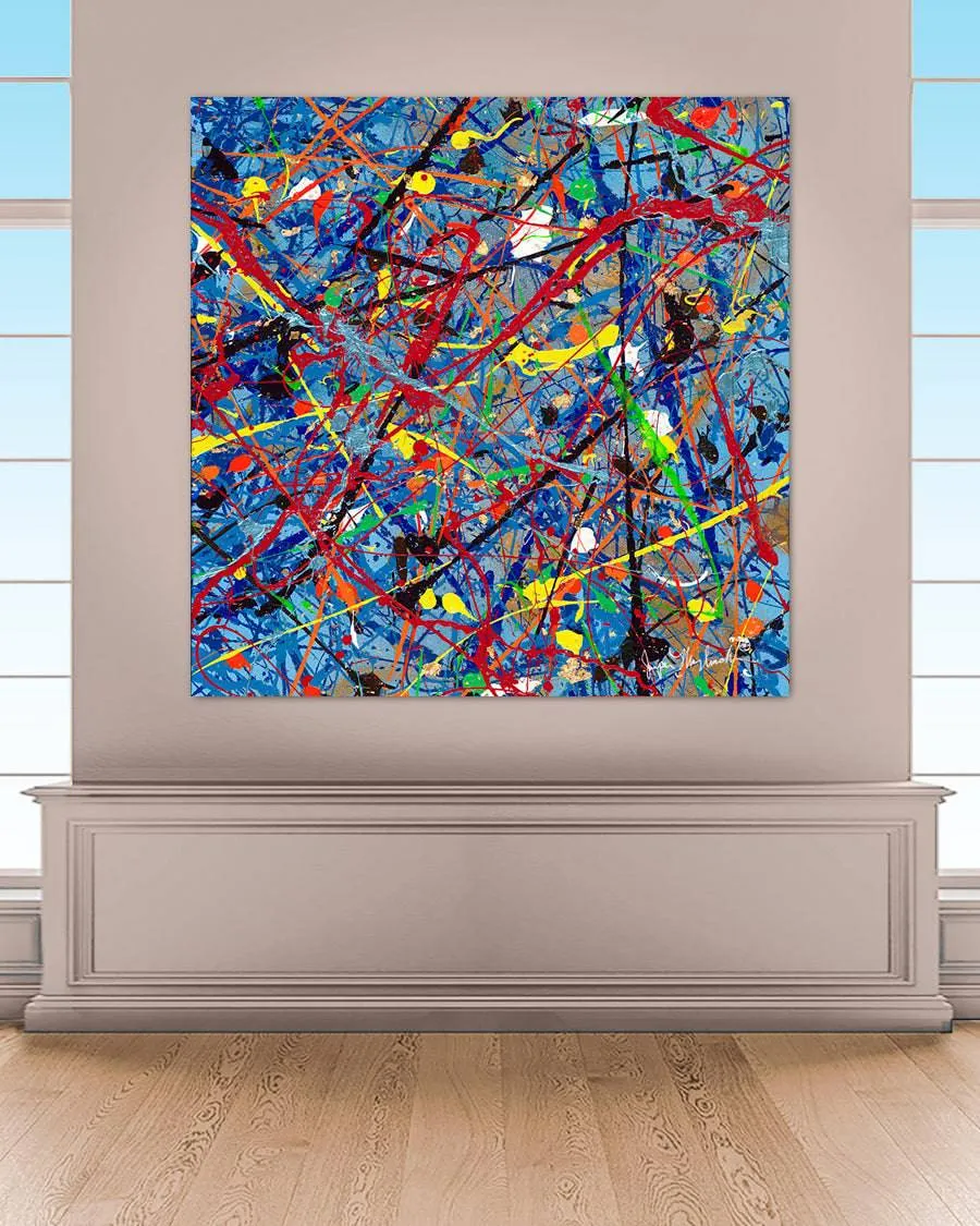 Jumper's Supernova  (Embellished-Hand Signed by the Artist)