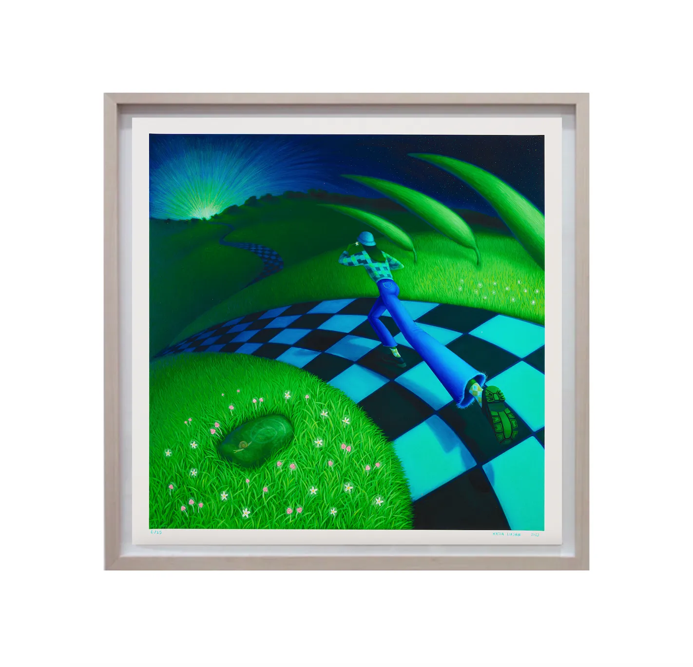 Katia Lifshin, Impetus, 2023; Hand-Embellished, Signed, and Numbered Limited Edition Print
