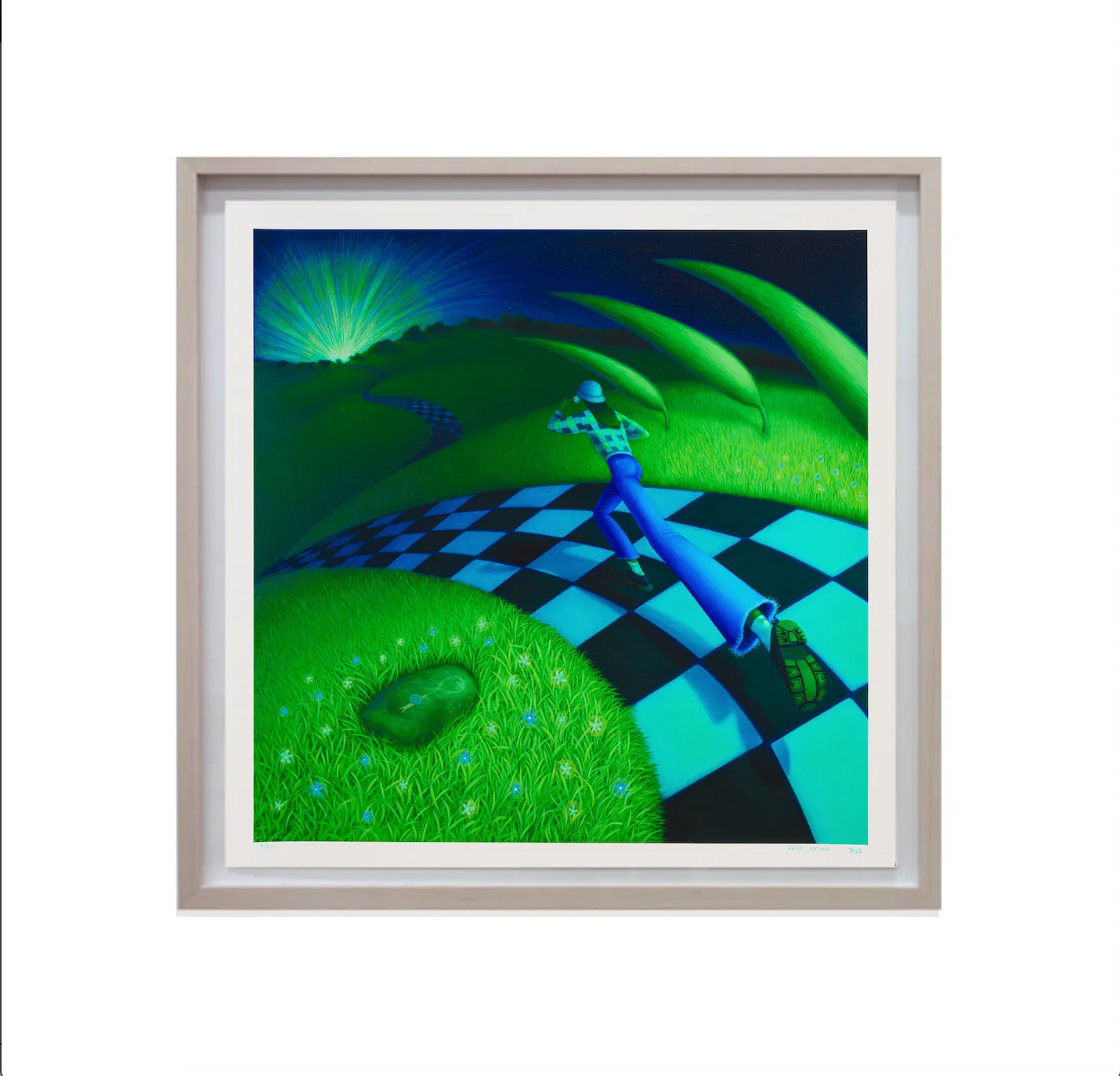 Katia Lifshin, Impetus, 2023; Hand-Embellished, Signed, and Numbered Limited Edition Print