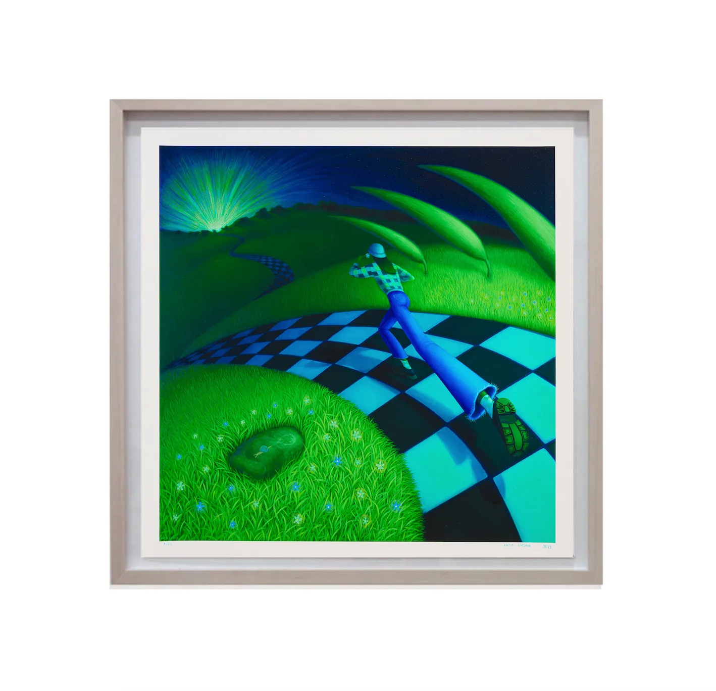 Katia Lifshin, Impetus, 2023; Hand-Embellished, Signed, and Numbered Limited Edition Print