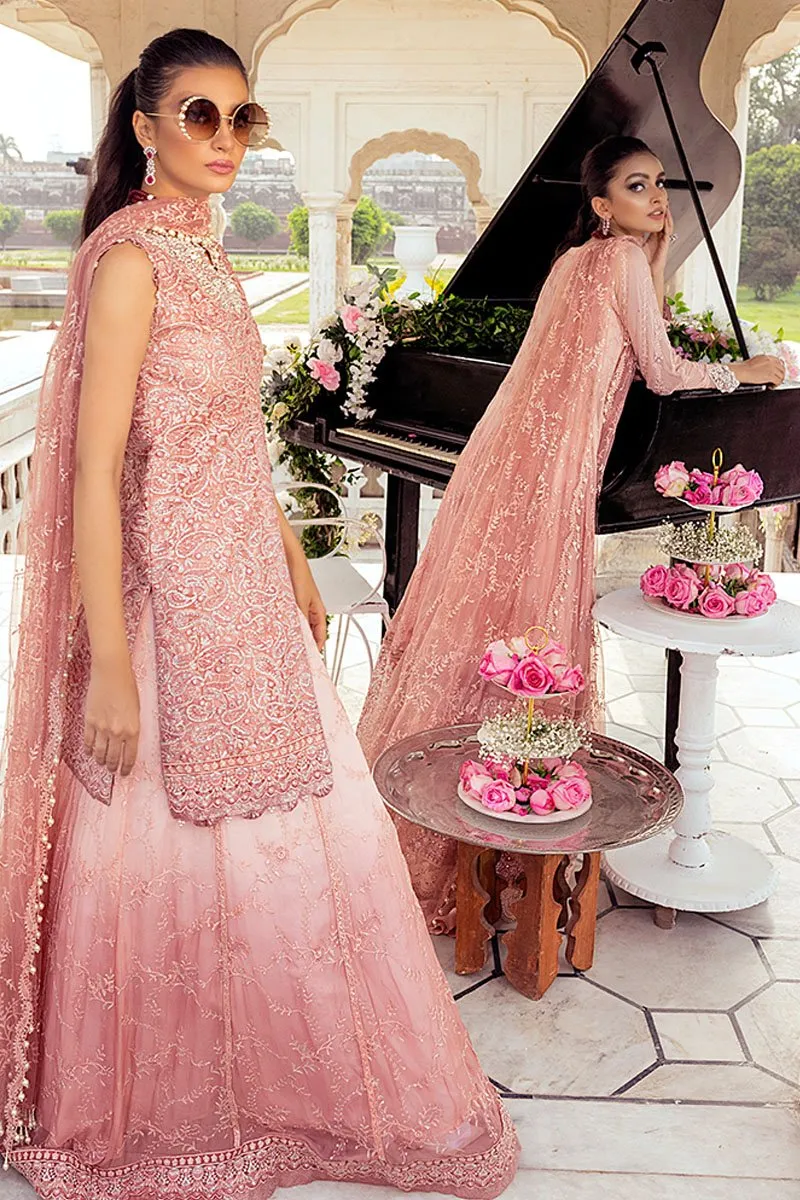 KESAR | Mushq Hawa Mahal Tissue De Luxe ‘21 | Unstitched Embroidered Chiffon Suits