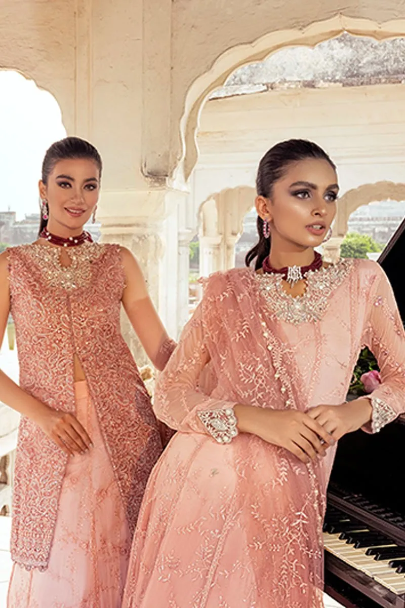 KESAR | Mushq Hawa Mahal Tissue De Luxe ‘21 | Unstitched Embroidered Chiffon Suits