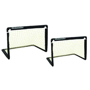 Kickmaster One-on-One Folding Goal Set Black