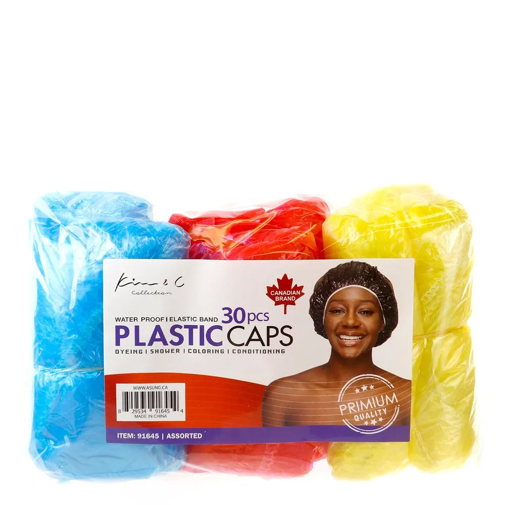 KIM & C Water Proof Plastic Caps [30pcs/pack]