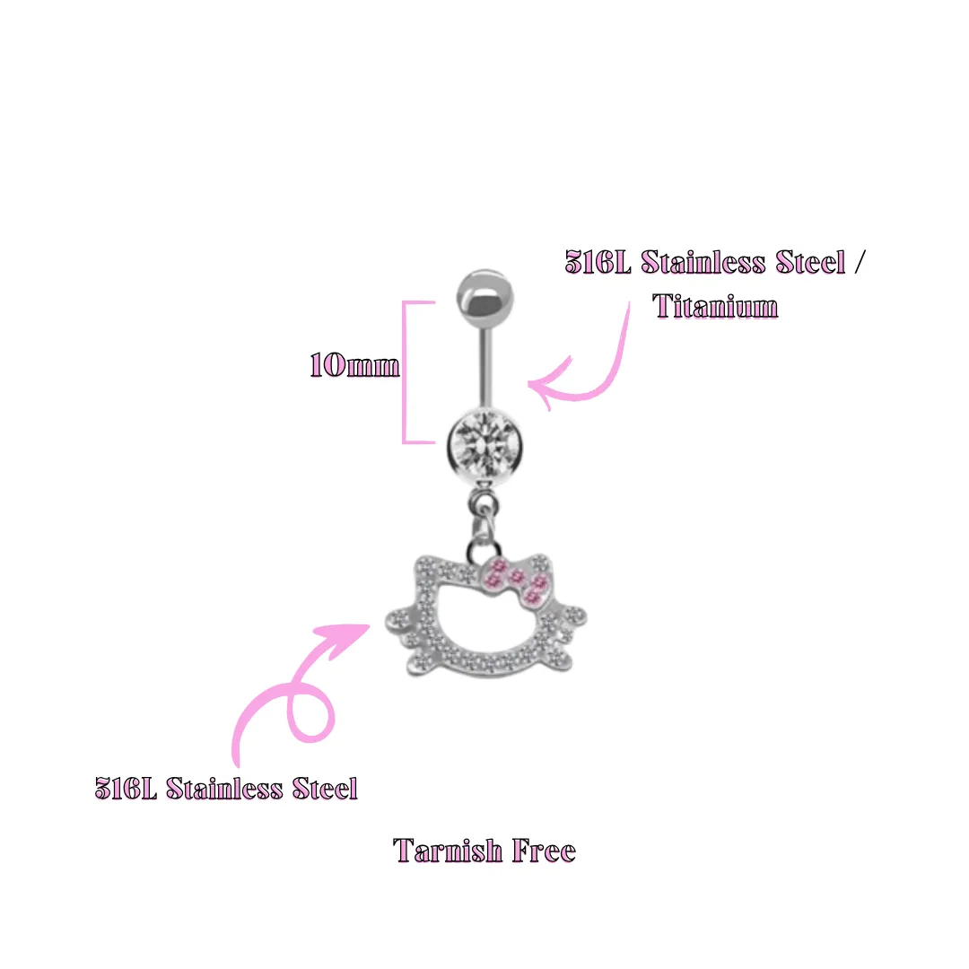 Kitty Belly Button Ring