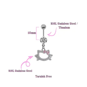 Kitty Belly Button Ring