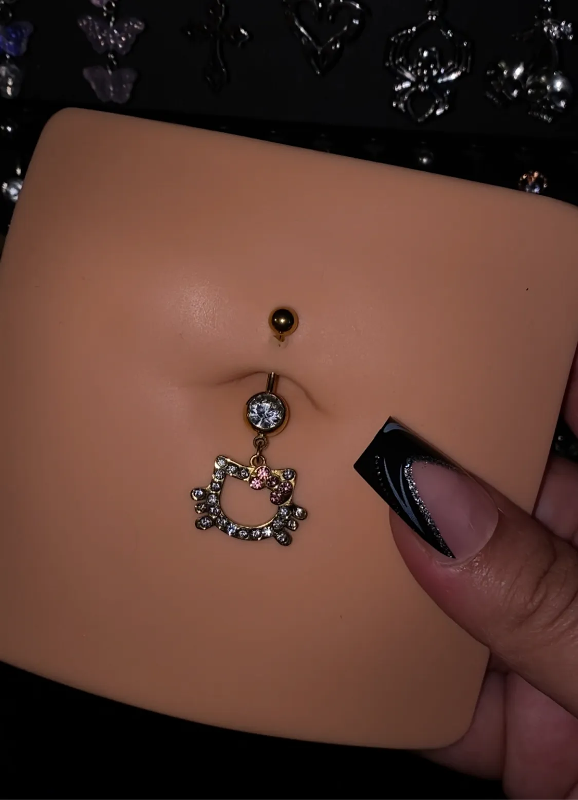 Kitty Belly Button Ring