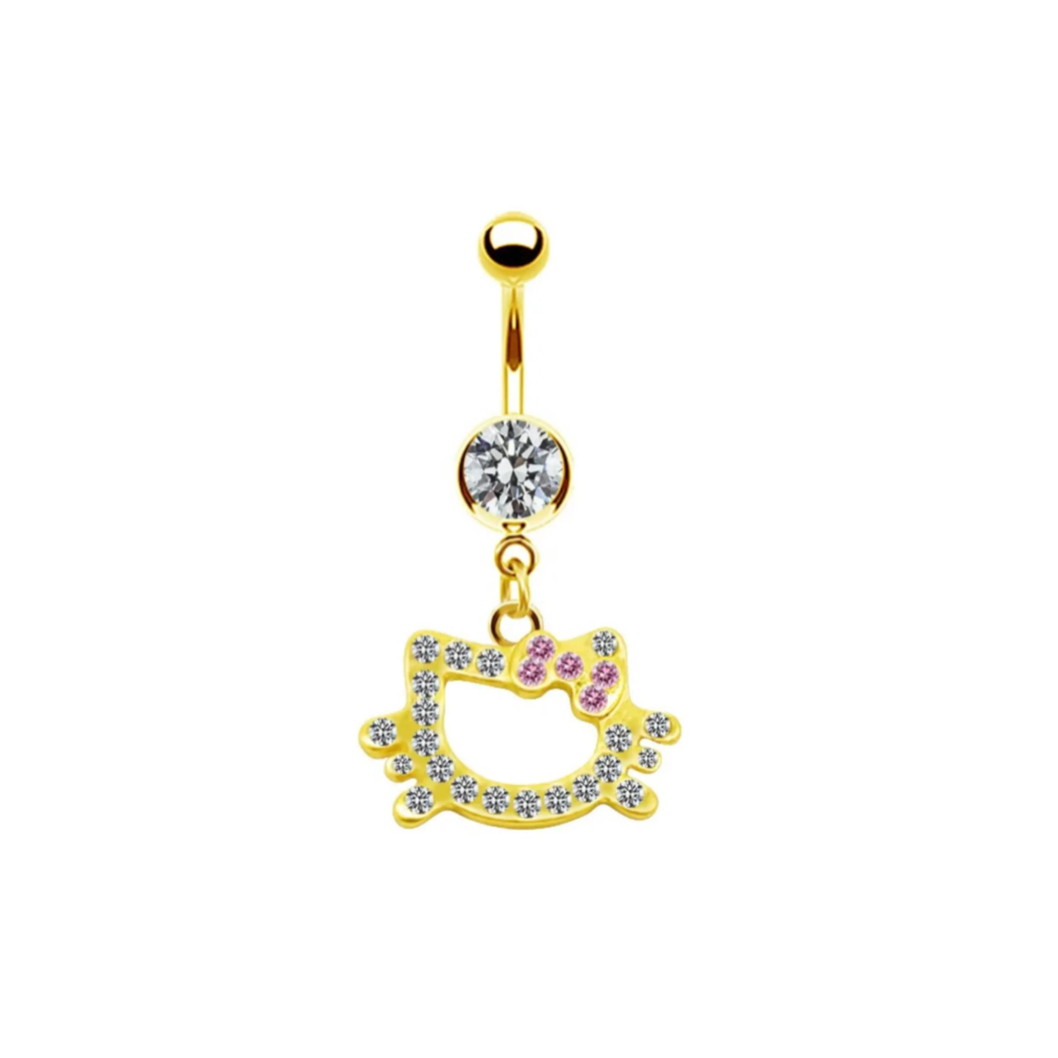 Kitty Belly Button Ring