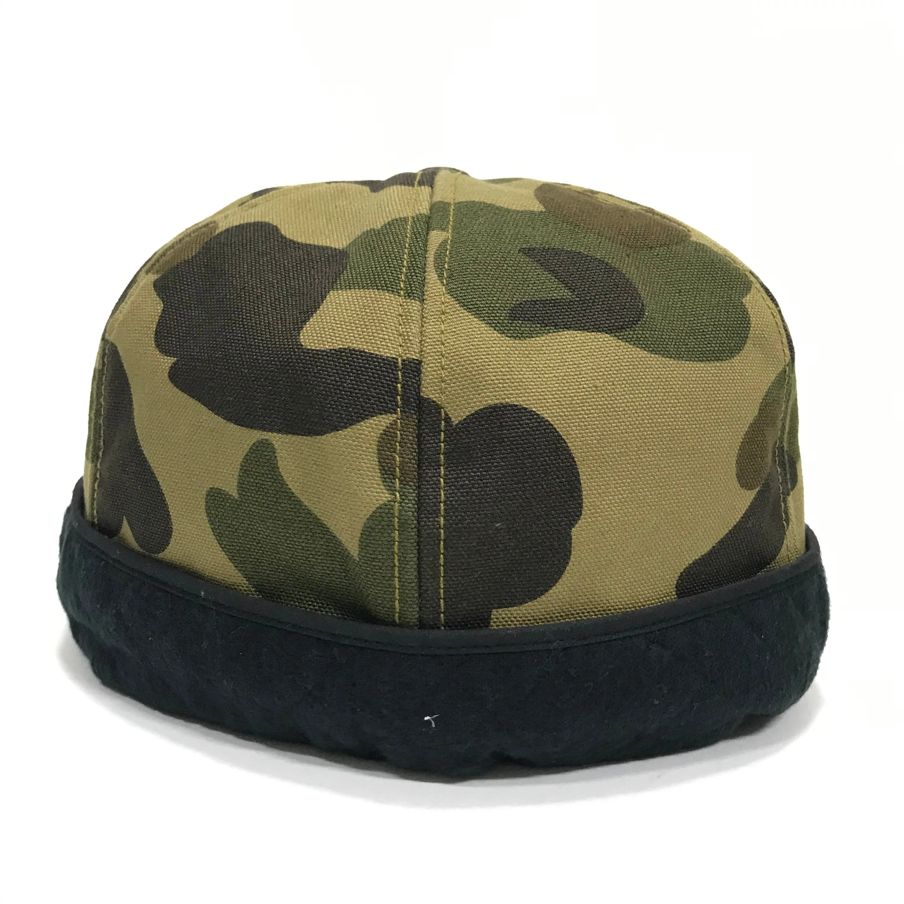 [L] A Bathing Ape Bape x Carhartt 1st Camo Duck Cotton Cap Hat