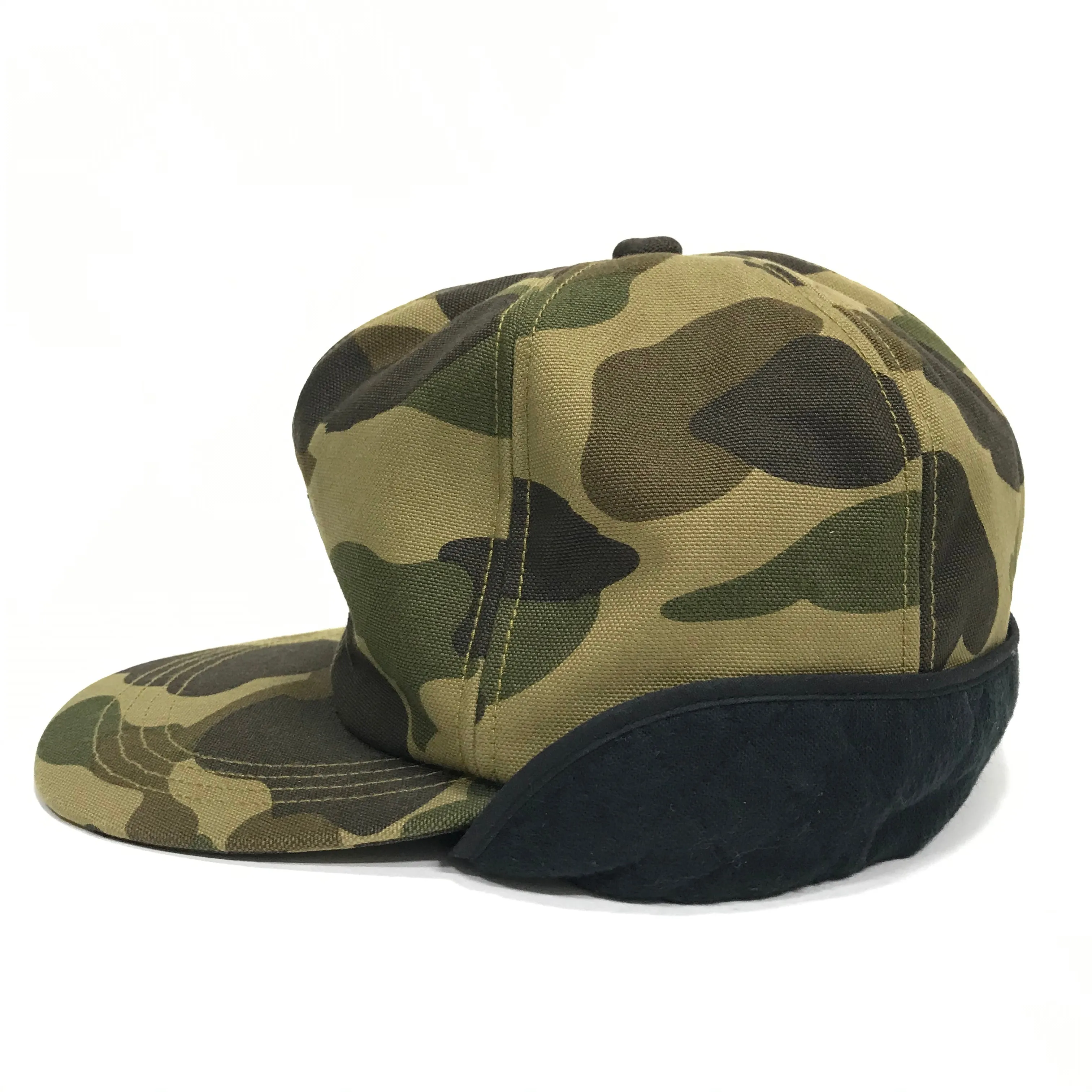 [L] A Bathing Ape Bape x Carhartt 1st Camo Duck Cotton Cap Hat