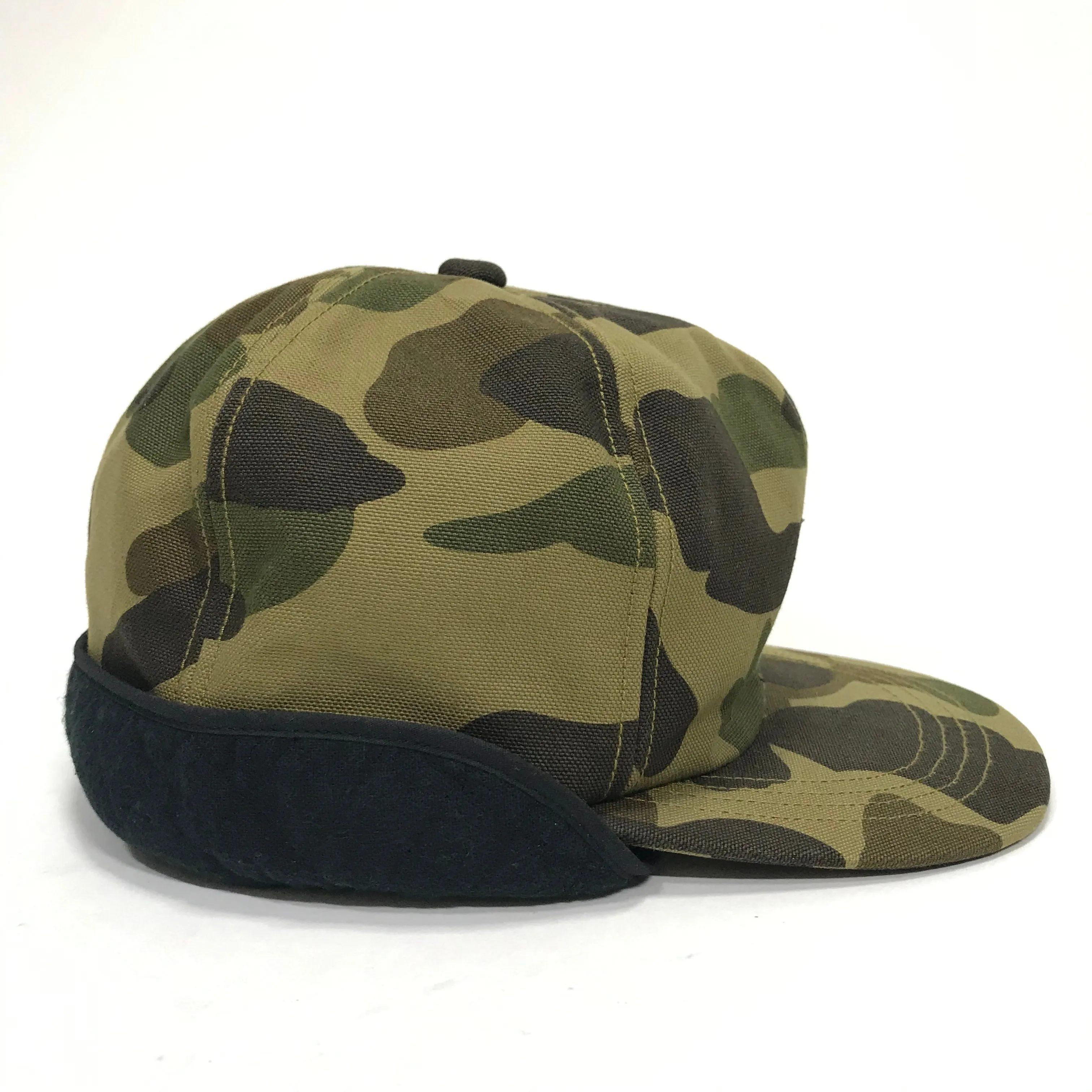 [L] A Bathing Ape Bape x Carhartt 1st Camo Duck Cotton Cap Hat
