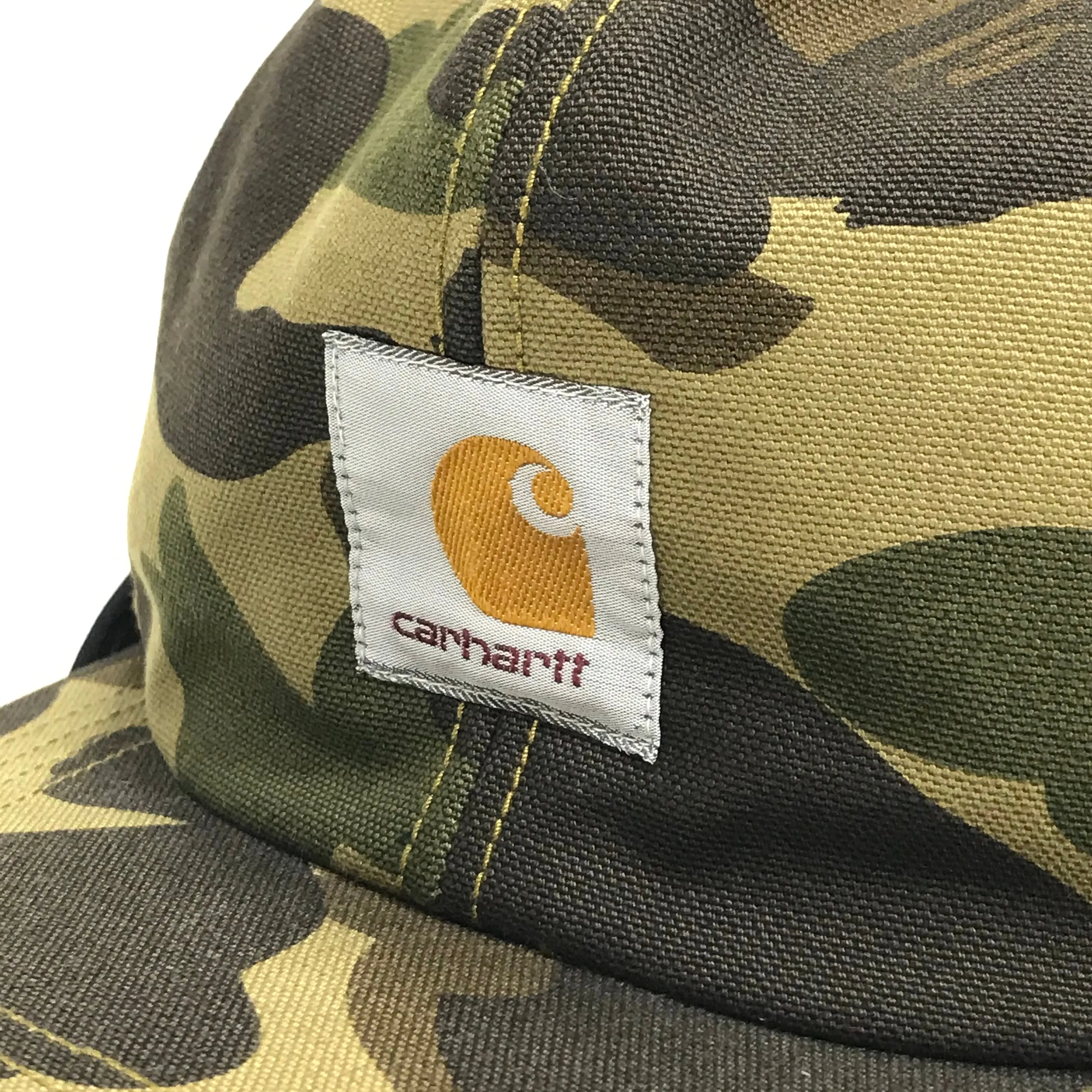[L] A Bathing Ape Bape x Carhartt 1st Camo Duck Cotton Cap Hat