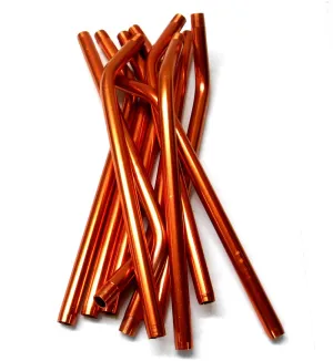L11441 RC Nitro Fuel Refill Bottle Pipes Only x 10 Orange 8mm Diameter