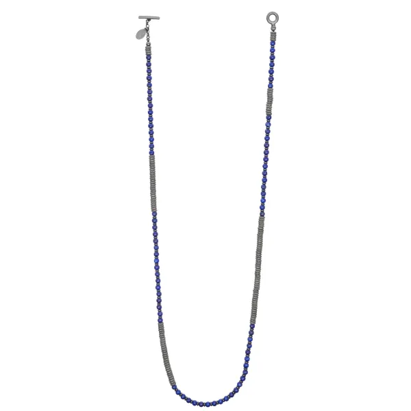 Lapis Lazuli Stone and Black PVD Gift Idea for him