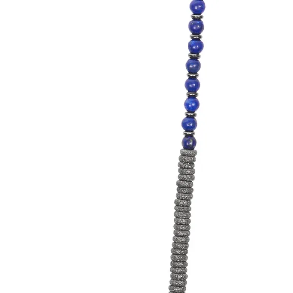 Lapis Lazuli Stone and Black PVD Gift Idea for him