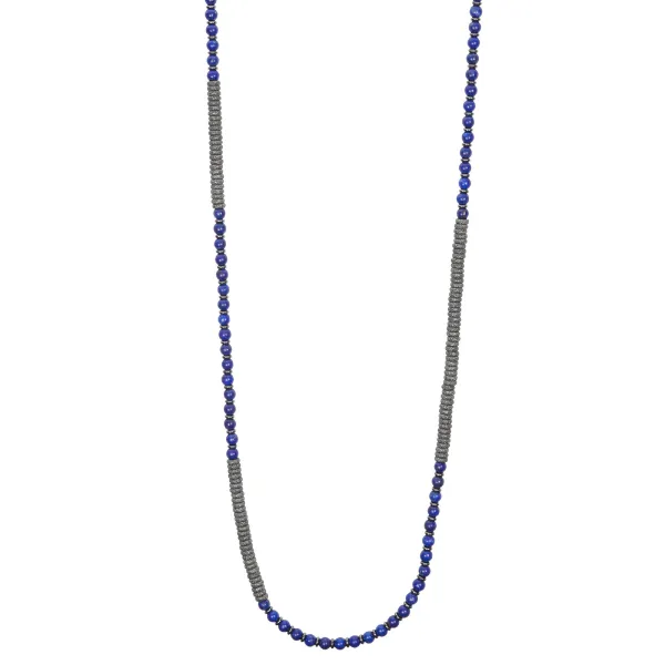 Lapis Lazuli Stone and Black PVD Gift Idea for him