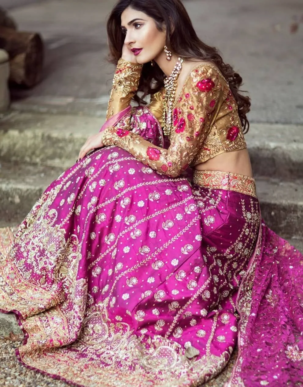 Latest Royal Bridal Ghagra Choli # B2031