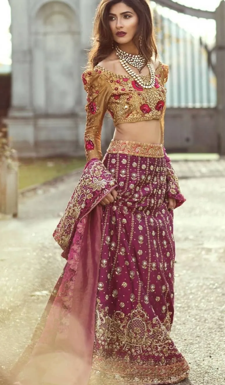 Latest Royal Bridal Ghagra Choli # B2031