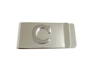 Letter C Monogram Money Clip