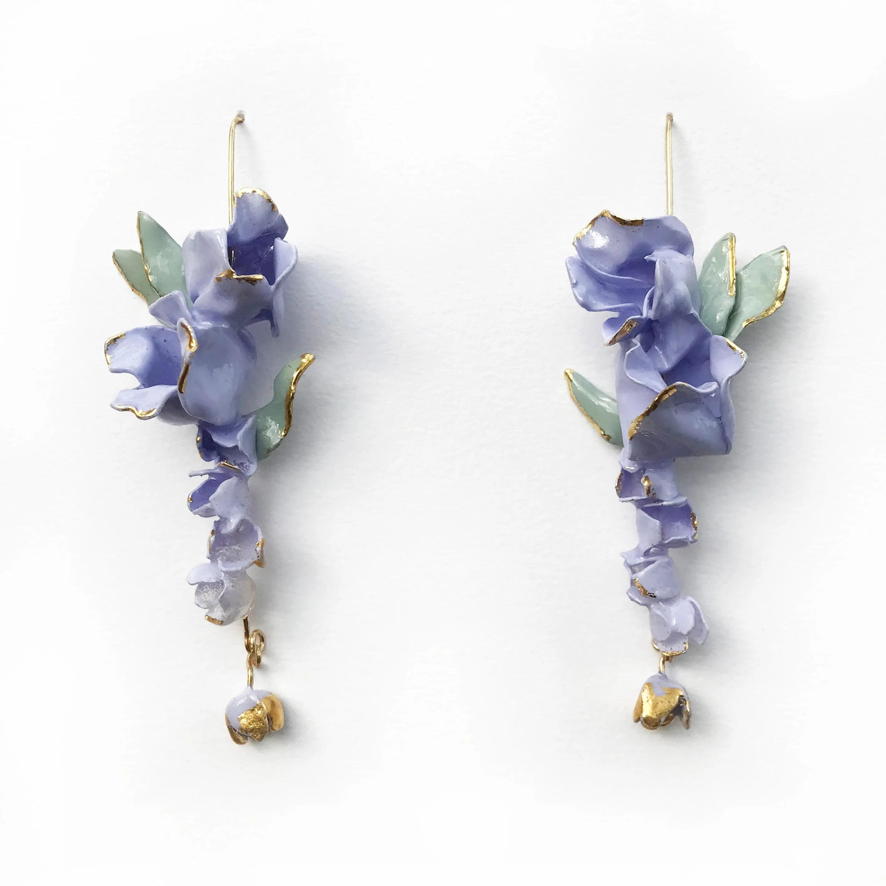 Long Roses Earrings