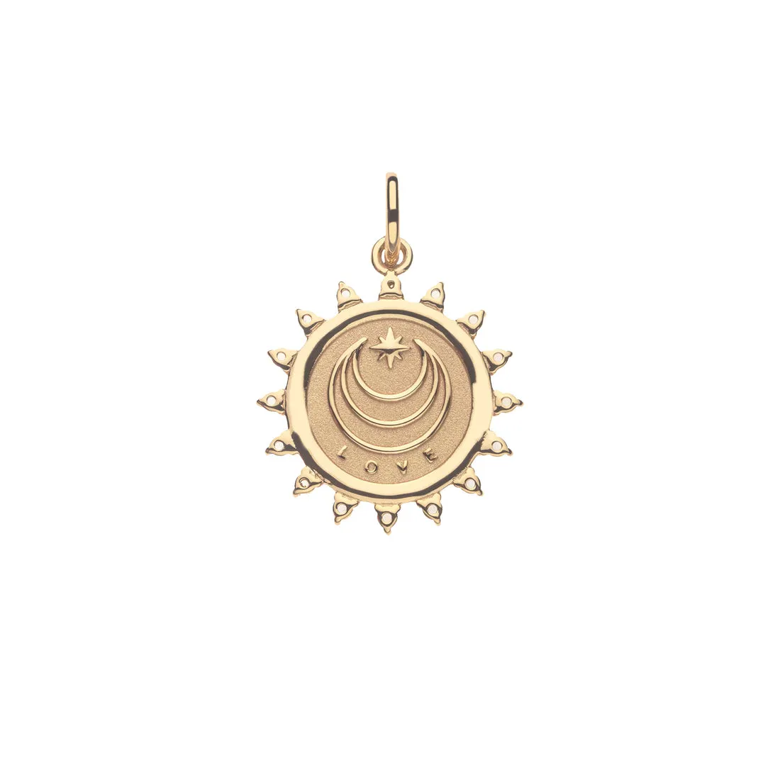 Love Petite Embellished Coin Necklace