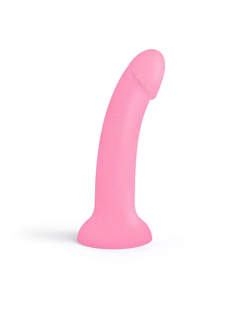 Love to Love - Siliconen Dildo Glitzy - Roze Glitters