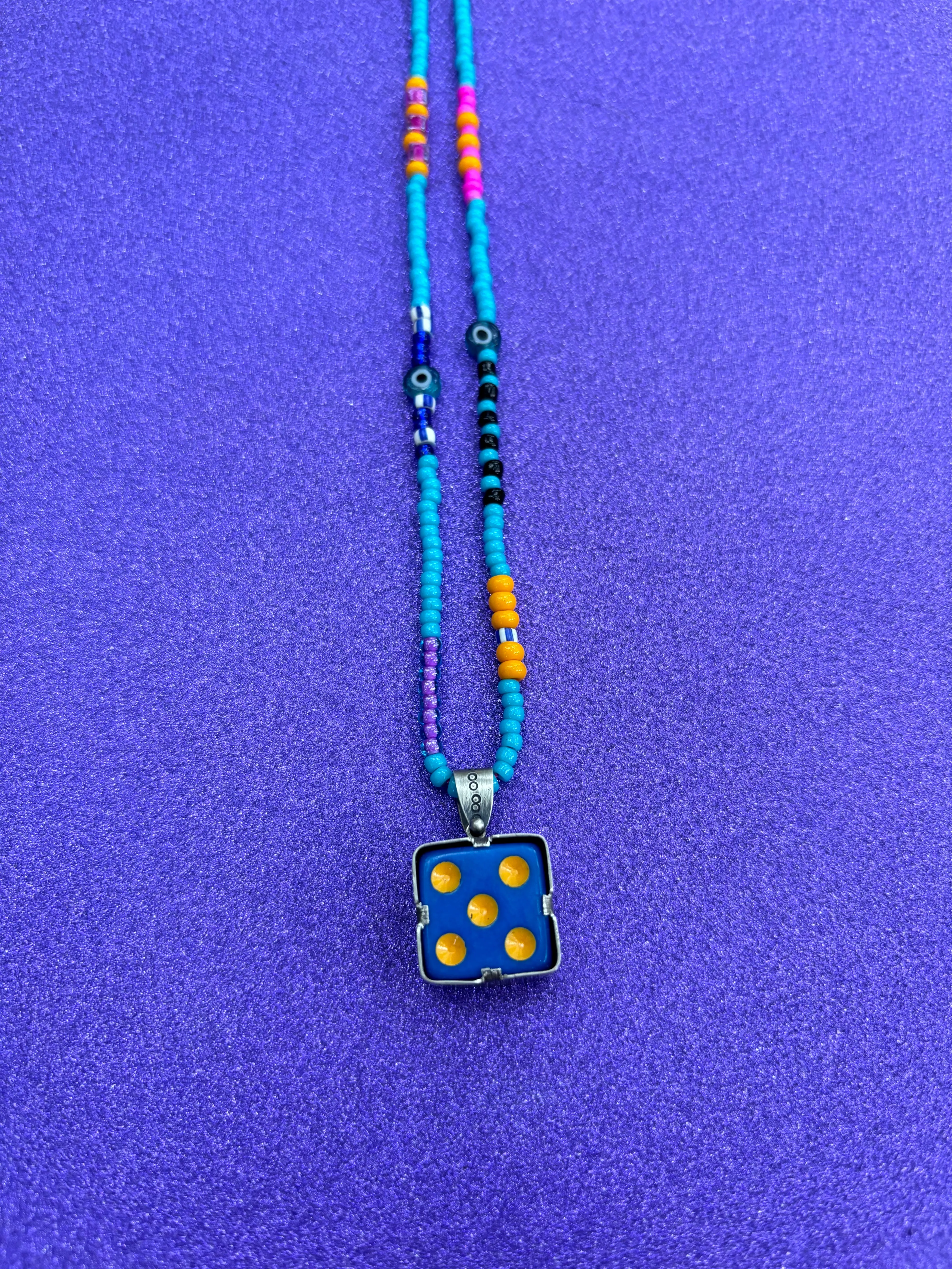 Lucky #5 Dice Pendant