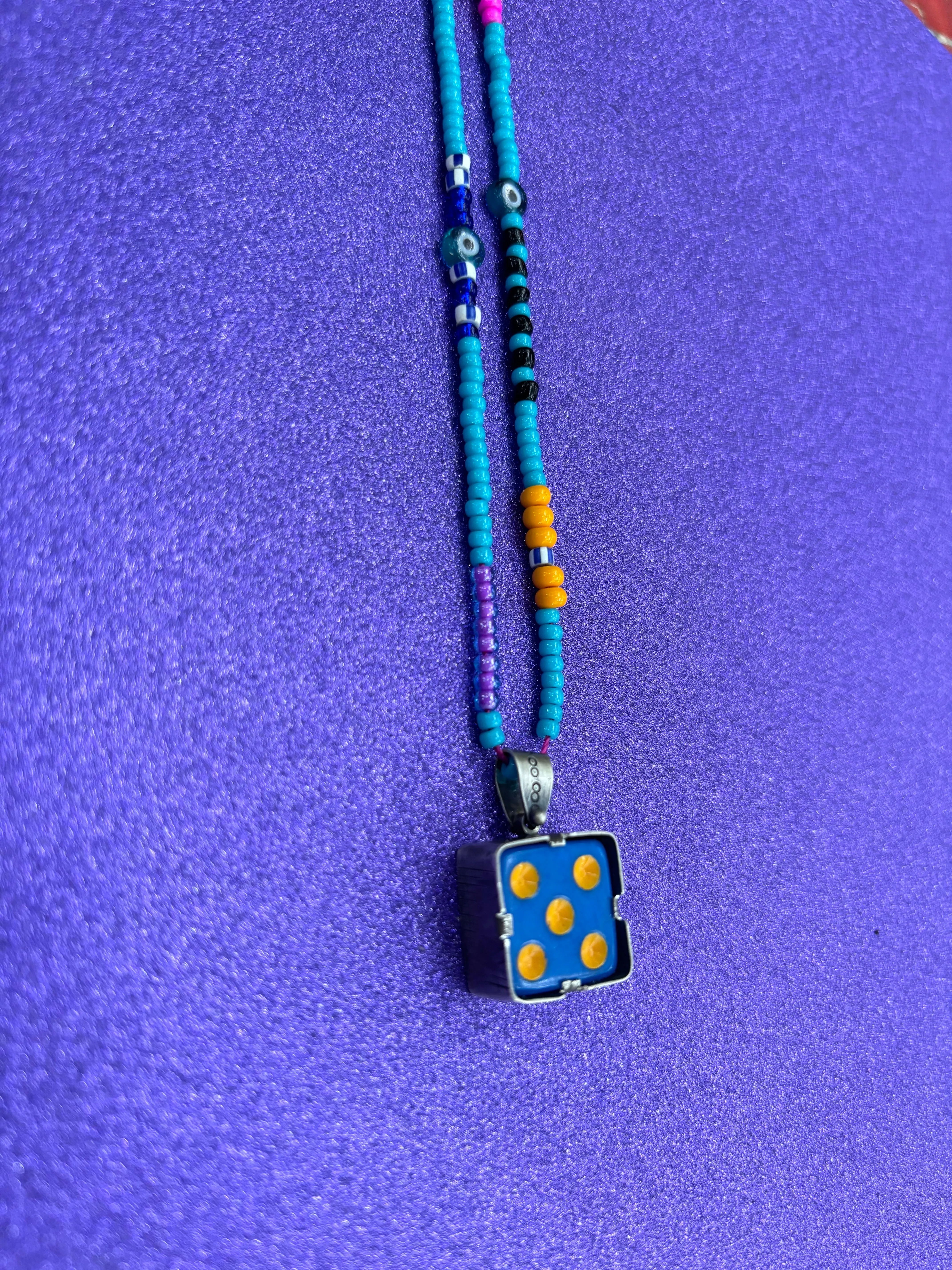 Lucky #5 Dice Pendant