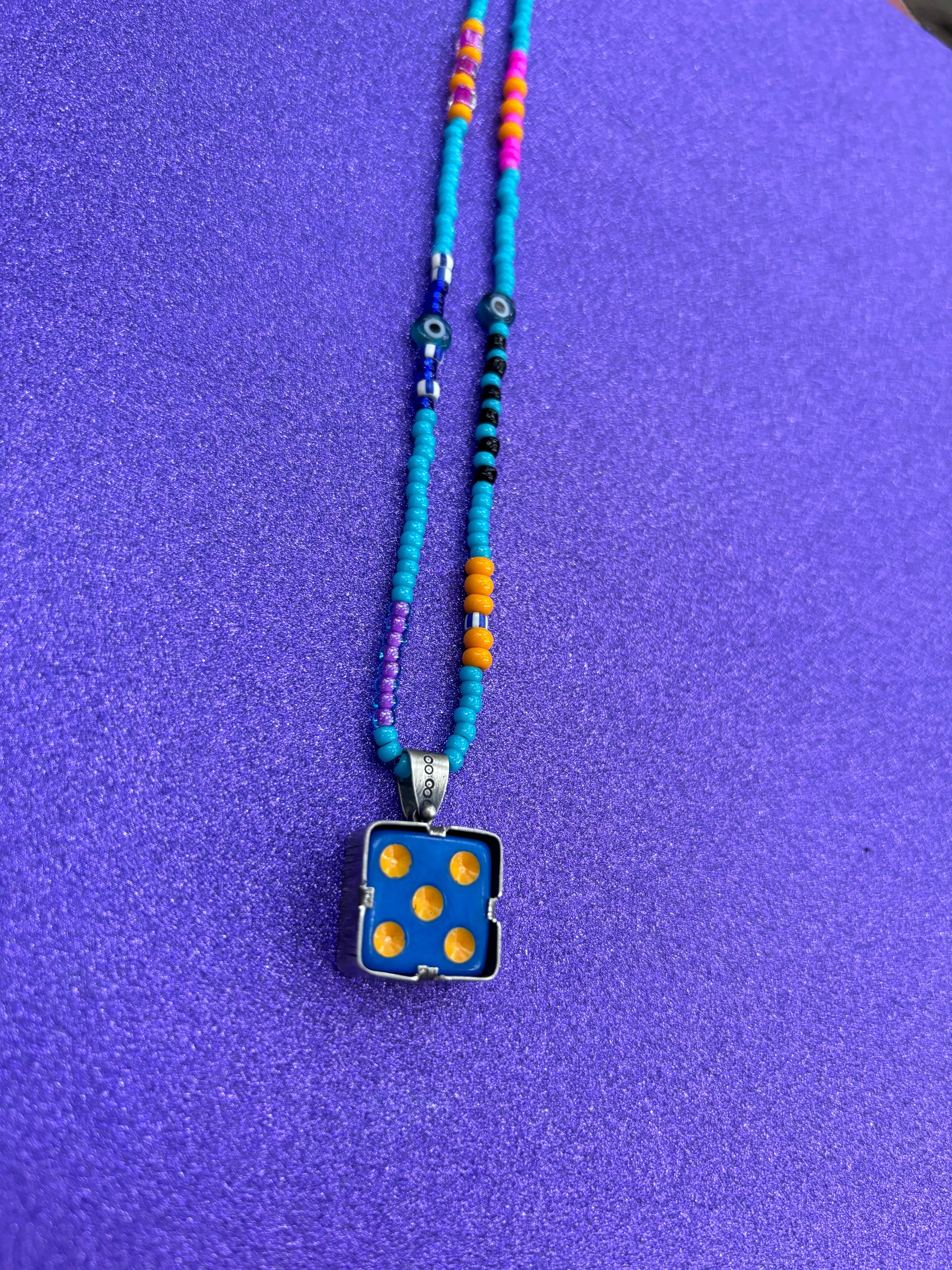 Lucky #5 Dice Pendant