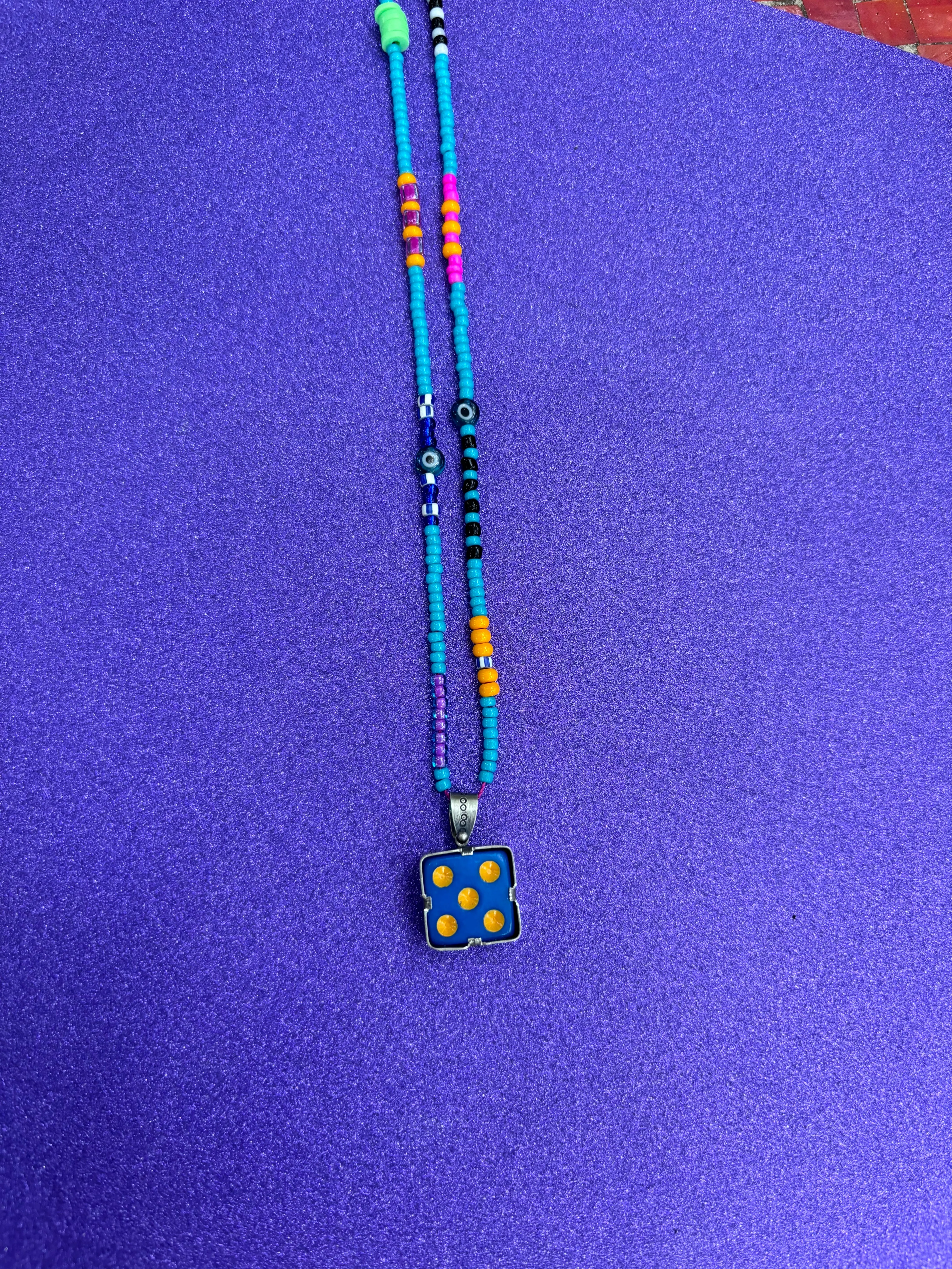 Lucky #5 Dice Pendant