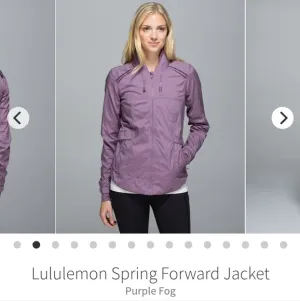 Lululemon Spring Forward Jacket in Purple Fog EUC