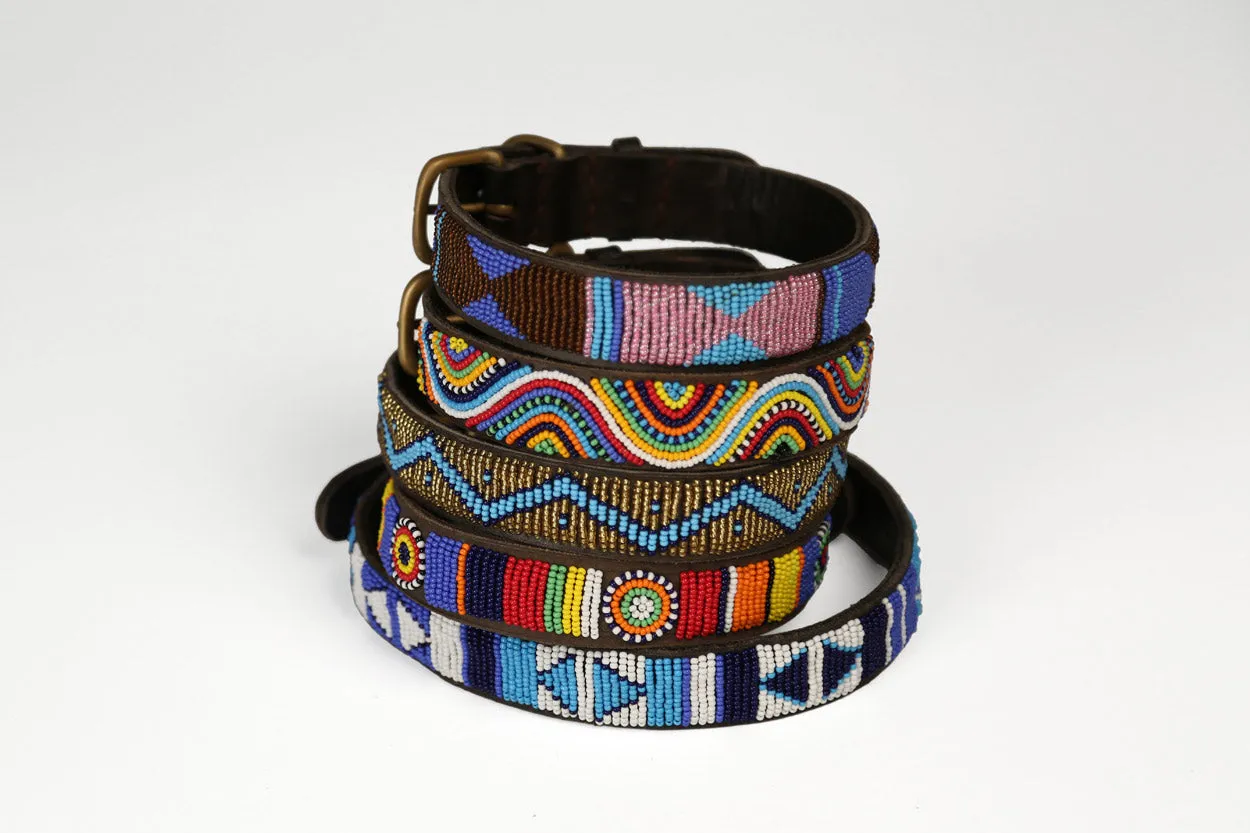 Maasai Beaded Dog Collar