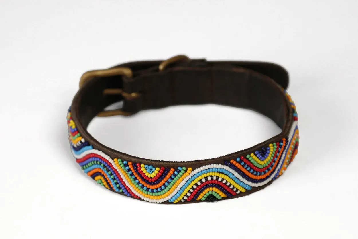 Maasai Beaded Dog Collar