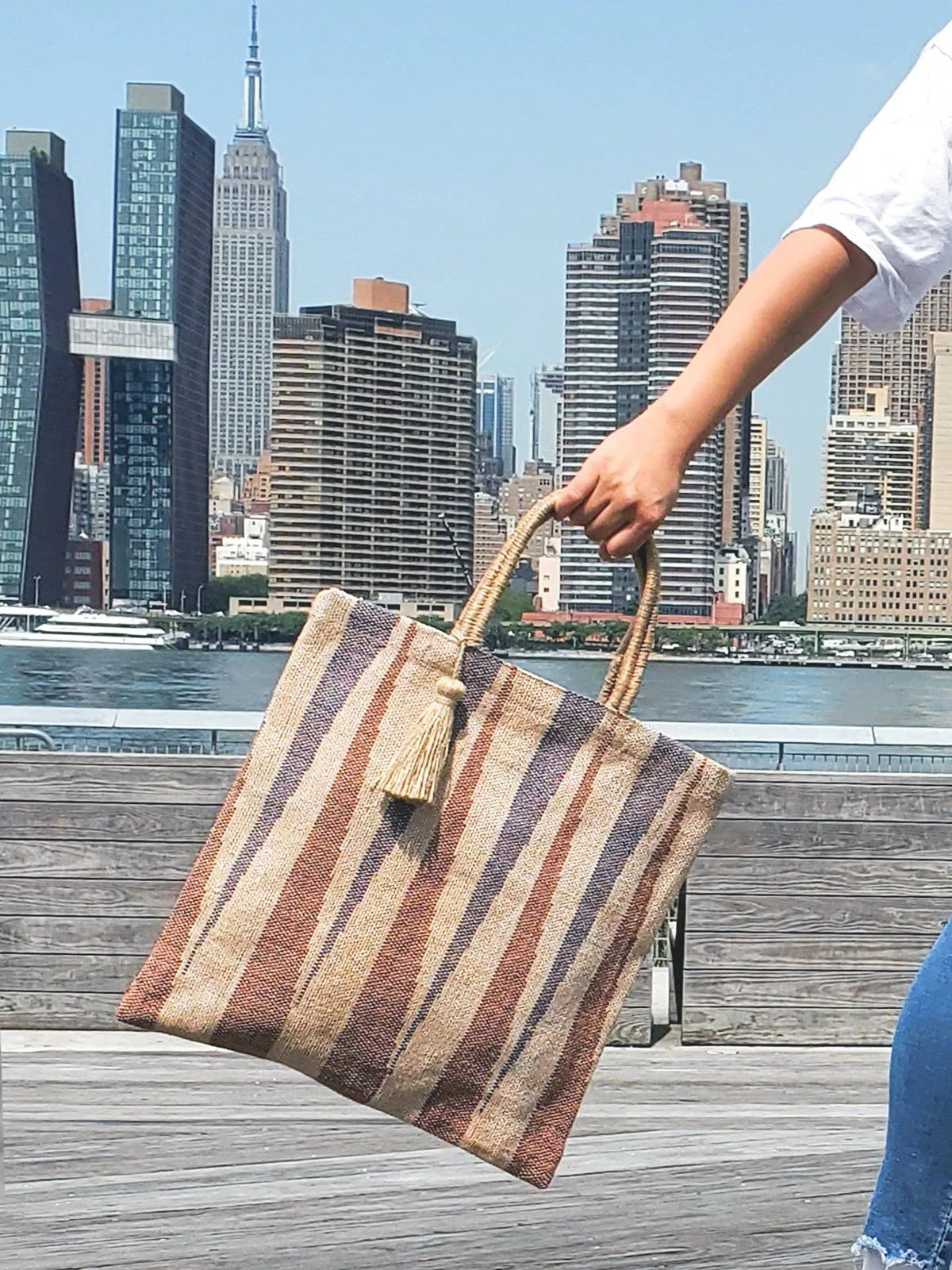 Maja Jute Tote Bag