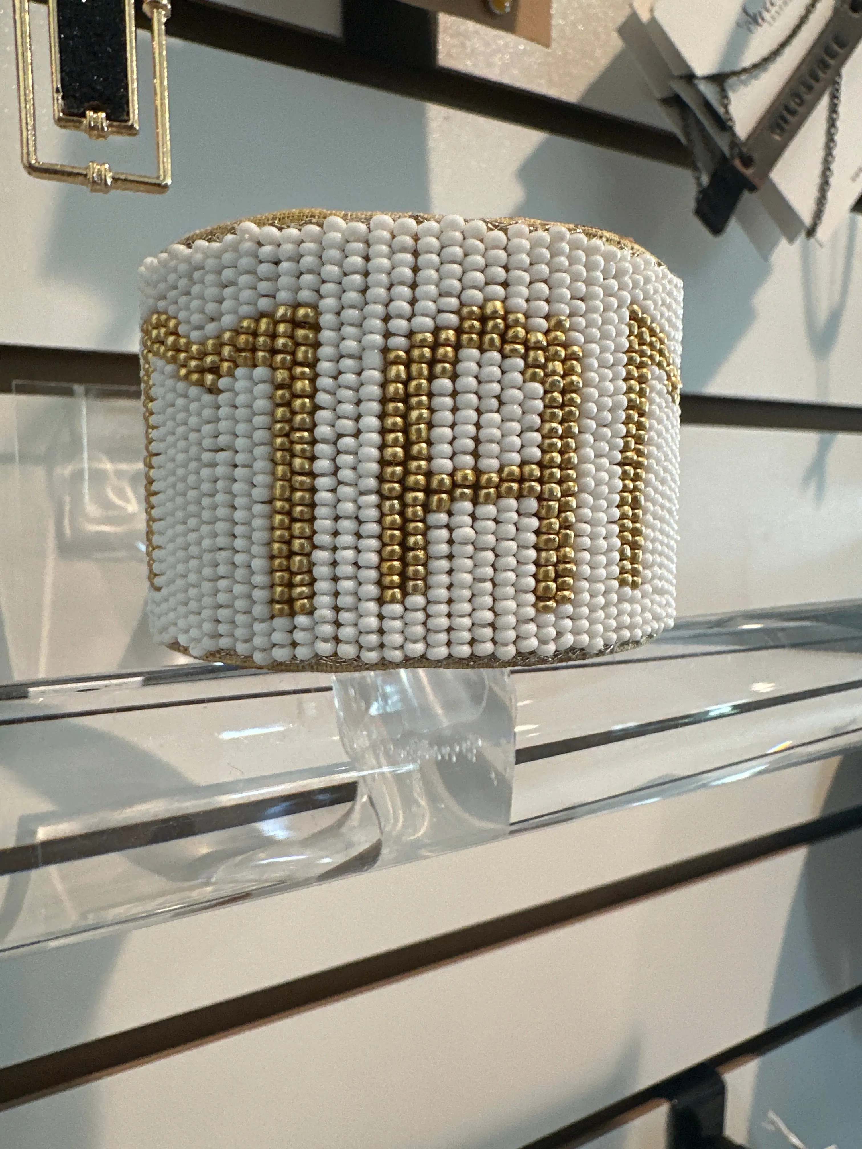 Mama Beaded Cuff