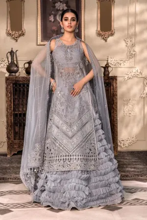 Maria.B. Unstitched MBROIDERED - Ice Blue BD-2603