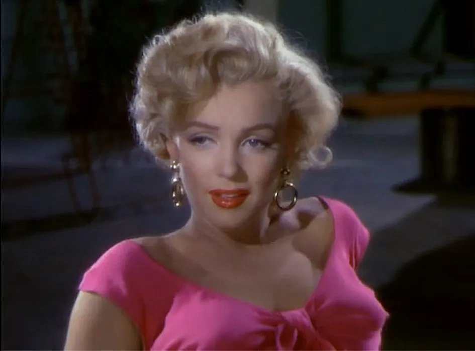 Marilyn Monroe Memorabilia Costume Silver Metal Hoop Doorknocker Earring Niagara
