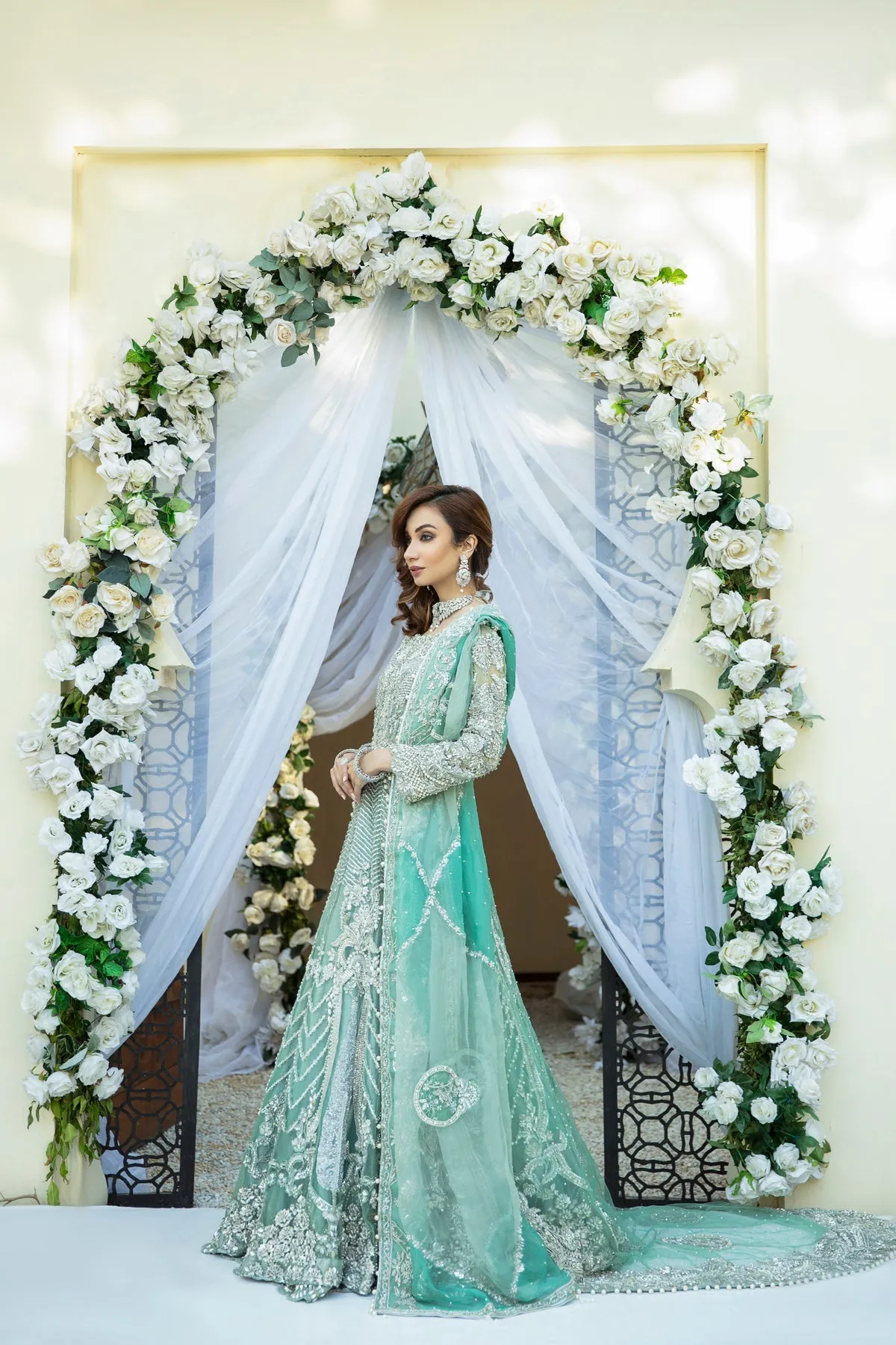 Marina | AJR Couture Bridals Collection 2022 | Embroidered and Embellished Bridal Suits
