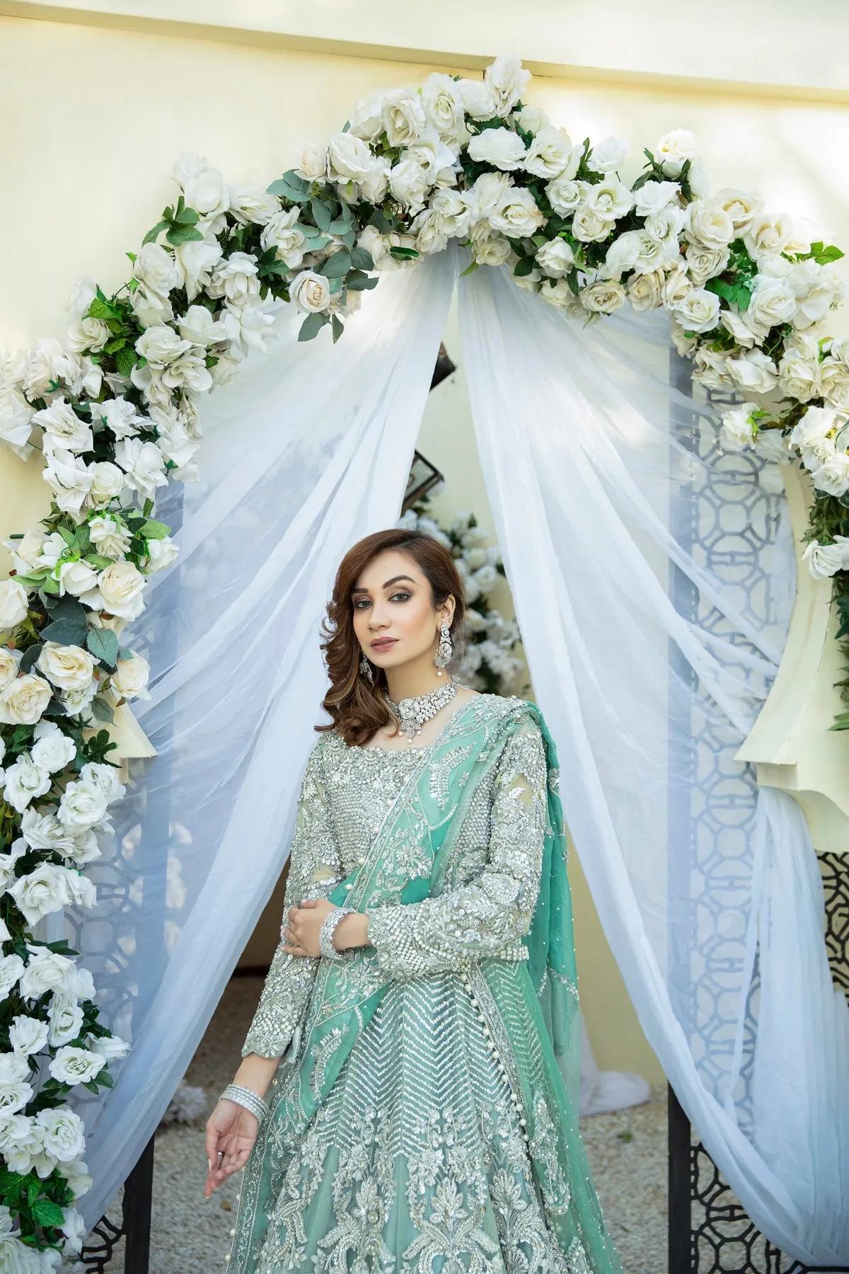 Marina | AJR Couture Bridals Collection 2022 | Embroidered and Embellished Bridal Suits