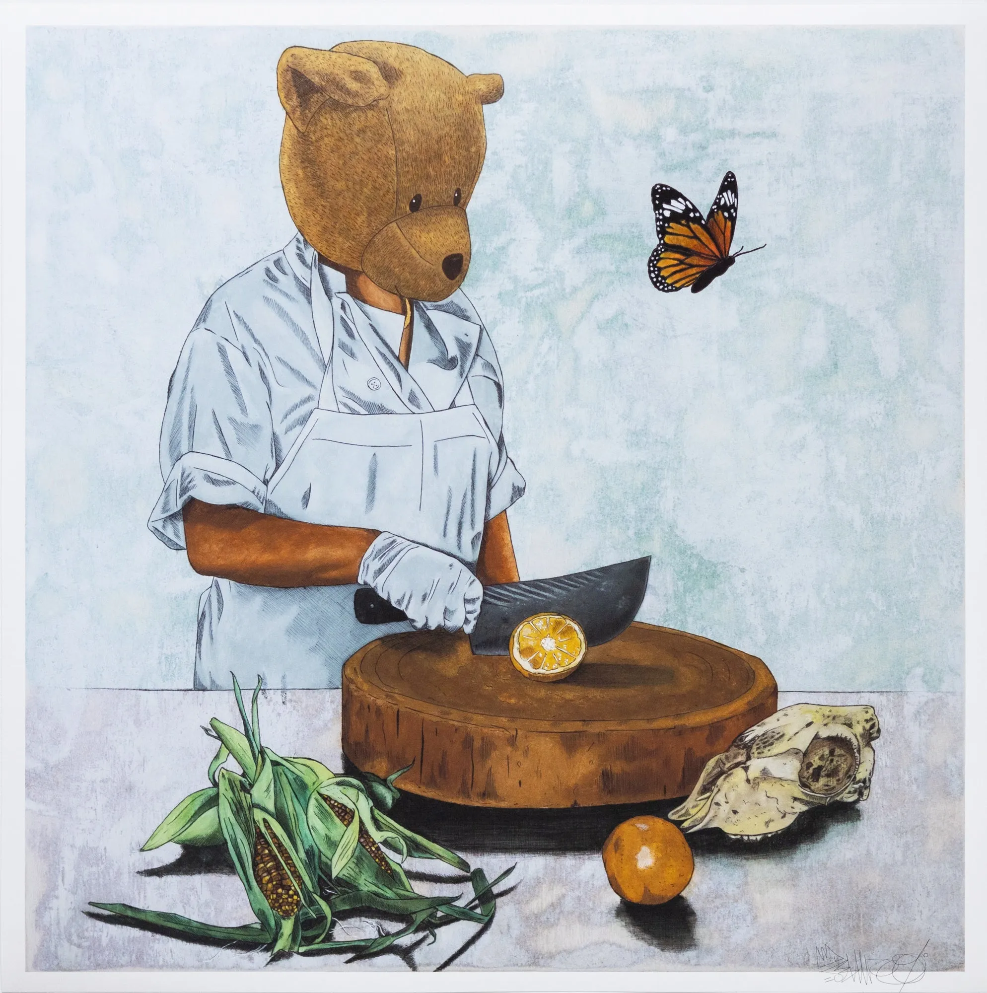 Mariposa I (Hand-Embellished "Cristina" Print)